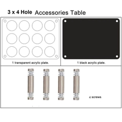 Giá đỡ, Khay ly rượu Mica dùng cho tiệc, quán bar, nhiều màu sắc