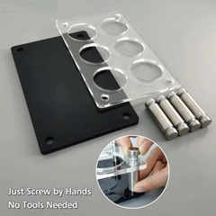 Khay ly rượu mica dùng cho quán bar, nhà hàng, tiệc cưới