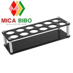 Khay ly rượu Mica dùng cho tiệc, quán bar màu đen