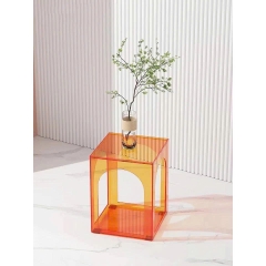 Bàn Sofa Acrylic Phòng Khách Đơn Giản, Bàn Trà sang trọng, bàn Phòng Ngủ, nhiều màu  30x30x40cm