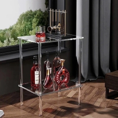 Bàn Sofa Acrylic Phòng Khách Đơn Giản, Bàn Trà sang trọng, bàn Phòng Ngủ, dày 5mm