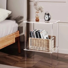 Bàn Sofa Acrylic Phòng Khách Đơn Giản, Bàn Trà sang trọng, bàn Phòng Ngủ, dày 5mm