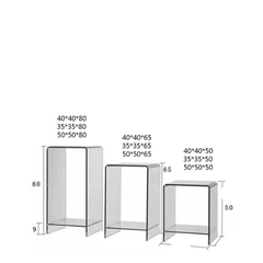 Bàn Mica, Bàn Sofa Acrylic Phòng Khách Đơn Giản, Bàn Trà sang trọng, bàn Phòng Ngủ Trong Suốt