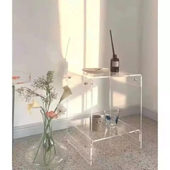 Bàn mica, Bàn trà, bàn sách, Kệ mica để phòng khách, phòng ngủ - lắp ghép