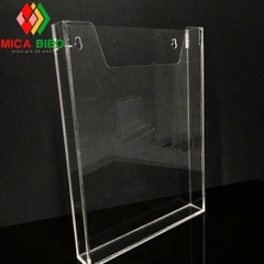 Kệ mica treo tường A3 A4 A5 A6 – Kệ checklist treo tường mica, tặng kèm 2 miếng dán tường
