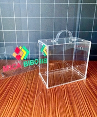 Vali Hoa - Hộp Quà Tặng Mica Trong Suốt - Quà Tết - nhiều Kích Thước