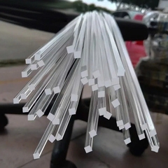 Trụ Mica Vuông Trong Suốt 2mm–30mm Dài 10–50cm | Xưởng MICA BIBO TP.HCM