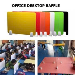 Tấm chắn mica, Vách ngăn mica, vách ngăn bàn mica kèm kẹp