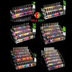 Kệ mica trưng bày sơn móng tay, kệ đựng đồ nail