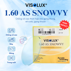 Tròng Kính VISOLUX 1.60 AS SNOWVY