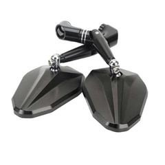 GUONG XE MÁY H2C ĐEN v2