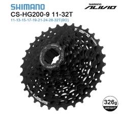 BỘ GROUSET ALTUS 9 SPEEDS (TAY BẤM, CÙI ĐỀ, LIP, SÊN)