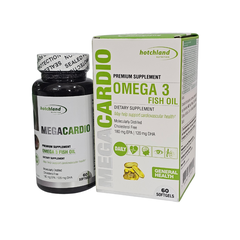 HOTCHLAND MEGACARDIO - VIÊN UỐNG DẦU CÁ OMEGA3
