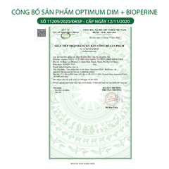 HOTCHLAND OPTIMUM DIM +BIOPERINE<sup>®</sup> - VIÊN UỐNG HỖ TRỢ CẢI THIỆN NỘI TIẾT TỐ ESTROGEN