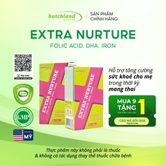 HOTCHLAND EXTRA NURTURE - VIÊN UỐNG BỔ SUNG FOLIC ACID, DHA, SẮT CHO MẸ BẦU