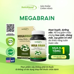 HOTCHLAND MEGABRAIN GINKGO BILOBA - VIÊN UỐNG HỖ TRỢ HOẠT HUYẾT DƯỠNG NÃO