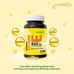 OPTIMUM VITAMIN E400 IU DL - ALPHA TOCOPHERYL - VIÊN UỐNG BỔ SUNG VITAMIN E (HỘP 60 VIÊN)