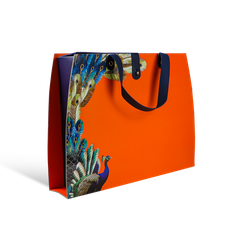 HỘP QUÀ HỌA TIẾT CHIM CÔNG XANH