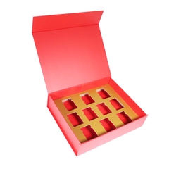 HỘP QUÀ YẾN TRỐNG ĐỒNG KIM CỔ - KHAY ĐỰNG HỘP HOA MAI 100G