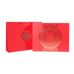 HỘP QUÀ YẾN TRỐNG ĐỒNG KIM CỔ - KHAY ĐỰNG HỘP HOA MAI 100G