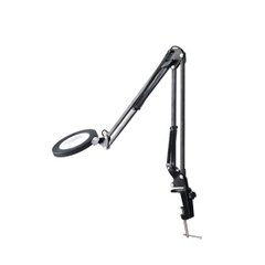 KÍNH LÚP KẸP BÀN CÓ ĐÈN 10X