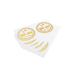 TEM ÁNH KIM DÁN HỘP YẾN SÀO CAO CẤP VÀNG