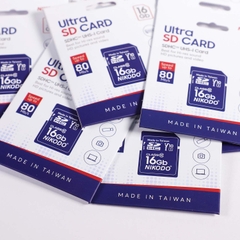 THẺ NHỚ SD NIKODO 16GB, CLASS 10