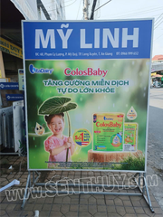 BIỂN VẪY BẠT QUẢNG CÁO KHUNG SẮT CỰC ĐẸP, BẮT MẮT