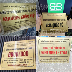 BẢNG MICA CÔNG TY DÁN DECAL LẤY NGAY, RẺ, BỀN ĐẸP