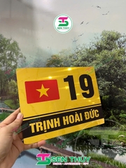 Bảng Số Nhà HÌNH LÁ CỜ VIỆT NAM ALU IN UV - BSN019