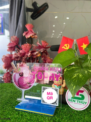 Bảng mica in qr theo yêu cầu, in mã qr ngân hàng chất liệu mica bền đẹp, in siêu tốc - QR006