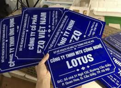 BẢNG MICA CÔNG TY DÁN DECAL LẤY NGAY, RẺ, BỀN ĐẸP