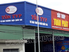 BẢNG HIỆU TÔN SÓNG QUẢNG CÁO BẮT MẮT, THU HÚT
