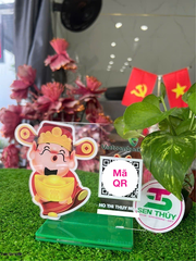 Bảng mica in qr theo yêu cầu, in mã qr ngân hàng chất liệu mica bền đẹp, in siêu tốc - QR011