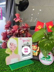 Bảng mica in qr theo yêu cầu, in mã qr ngân hàng chất liệu mica bền đẹp, in siêu tốc - QR002