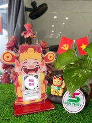 Bảng mica in qr theo yêu cầu, in mã qr ngân hàng chất liệu mica bền đẹp, in siêu tốc - QR008