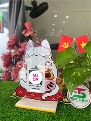 Bảng mica in qr theo yêu cầu, in mã qr ngân hàng chất liệu mica bền đẹp, in siêu tốc - QR001