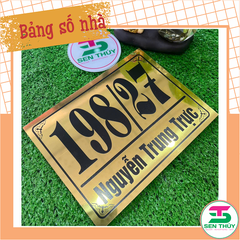 Bảng Số Nhà ALU IN UV nhiều kích thước - BSN002