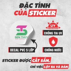 Decal ĂN LÀ MÊ - Decal Dán Tường Trang Trí Quán Ăn, Trà Sữa, Cà Phê - Chống Thấm Nước, Chống Nắng, Cắt Sẵn