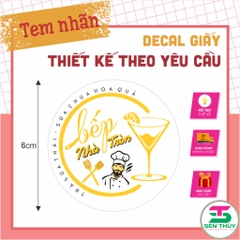 Combo 1000 Tem Nhãn Giấy – In Theo Yêu Cầu – Sticker Dán Sản Phẩm