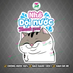 Miếng Dán Bồn Cầu Dễ Thương - Sticker Dán Bồn Cầu Cue Dùng Dán Trang Trí Toilet, Nhà Vệ Sinh, Tường - WC004