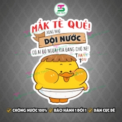 Miếng Dán Bồn Cầu Dễ Thương - Sticker Dán Bồn Cầu Cue Dùng Dán Trang Trí Toilet, Nhà Vệ Sinh, Tường - WC004