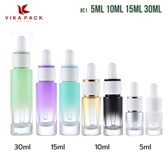 Chai lọ đựng serum 5ml 10ml 15ml 30ml thủy tinh dáng cao