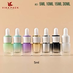 Chai lọ đựng serum 5ml 10ml 15ml 30ml thủy tinh dáng cao