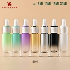 Chai lọ đựng serum 5ml 10ml 15ml 30ml thủy tinh dáng cao