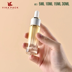 Chai lọ đựng serum 5ml 10ml 15ml 30ml thủy tinh dáng cao