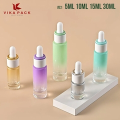 Chai lọ đựng serum 5ml 10ml 15ml 30ml thủy tinh dáng cao