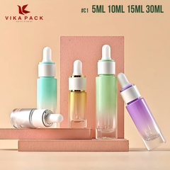 Chai lọ đựng serum 5ml 10ml 15ml 30ml thủy tinh dáng cao