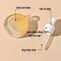 Chai lọ đựng serum 20ml thủy tinh dáng bầu