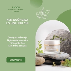 Kem Dưỡng Lô Hội Linh Chi, Dưỡng Trắng Da, Ngăn Ngừa Mụn Nám 100% Natural - Chính Hãng SAFEMALL